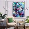 Skull And Flowers - Full Square Diamond - 30*40cm