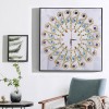 Flower Clock - Special Shaped Diamond - 35x35cm