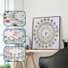 Flower Clock - Special Shaped Diamond - 35x35cm