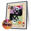 Skull Poker Card - Full Round Diamond - 30x40cm