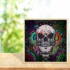 Skull  - Full Round Diamond - 30x30cm