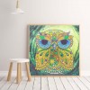 Owl  - Special Shaped Diamond - 30x30cm
