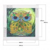 Owl  - Special Shaped Diamond - 30x30cm
