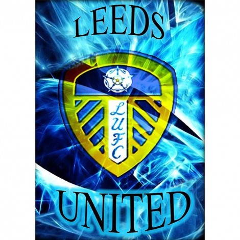 Leeds United  - Full Round Diamond - 30x40cm