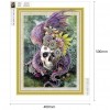 5D DIY Special-shaped Diamond Painting Cross Stitch Kit (SJ1032 Skull)