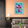 Cross  - Full Round Diamond - 30x40cm