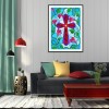 Cross  - Full Round Diamond - 30x40cm