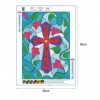 Cross  - Full Round Diamond - 30x40cm