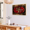 Soccer Team Badge - Full Round Diamond - 40x30cm