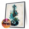 Guitar - Full Round Diamond - 30*40cm