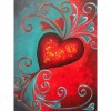 Love - Full Round Diamond - 30x40cm