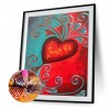 Love - Full Round Diamond - 30x40cm