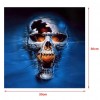 Skull Halloween - Partial Round Diamond - 30x30cm