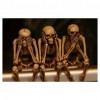 Thinking Skull - Full Round Diamond - 40x30cm