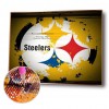 Soccer Team Badge - Full Round Diamond - 40x30cm