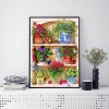 Potted Plant  - Full Round Diamond - 30x40cm