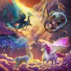 Unicorn - Full Round Diamond - 30*30cm