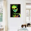 Skull Halloween Partyation  - Full Round Diamond - 30x40cm