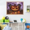 Halloween Pumpkin Cats  - Full Diamond Painting - 30x40cm