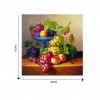 Fruits Grape  - Partial Round Diamond - 30x30cm