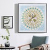 Flower Clock - Special Shaped Diamond - 35x35cm