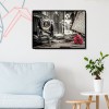 Old Camera - Full Round Diamond - 40x30cm
