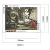 Old Camera - Full Round Diamond - 40x30cm