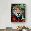 Tiger Head - Full Round Diamond - 30*40cm
