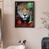 Tiger Head - Full Round Diamond - 30*40cm