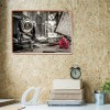 Old Camera - Full Round Diamond - 40x30cm
