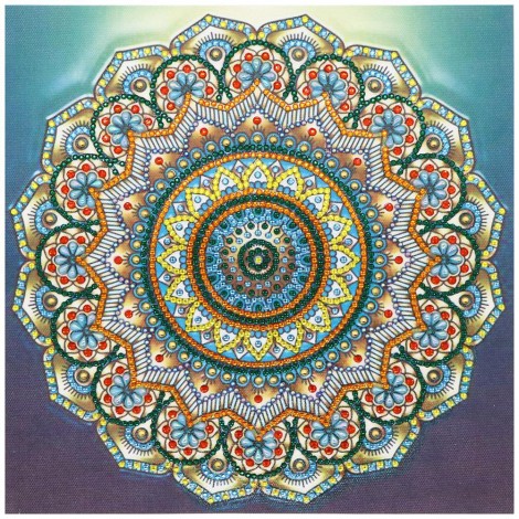 Mandala  - Special Shaped Diamond - 30x30cm