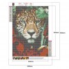 Tiger Head - Full Round Diamond - 30*40cm