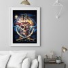 Skeleton Pirate-Round Diamond-30x40CM