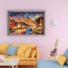 Sunset Street View - Full Round Diamond - 40*30cm