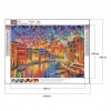 Sunset Street View - Full Round Diamond - 40*30cm
