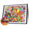 5D DIY Diamond Painting Kit Candies Full Round Drill Picture Handicraft Art