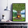 Buddha Statue  - Full Round Diamond - 30x40cm