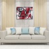 Soccer Team Badge - Full Round Diamond - 40x30cm