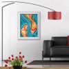 5D DIY Full Drill Diamond Painting Abstract Fish