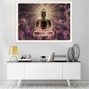 Buddhism Light Set - Partial Round Diamond - 38x30cm