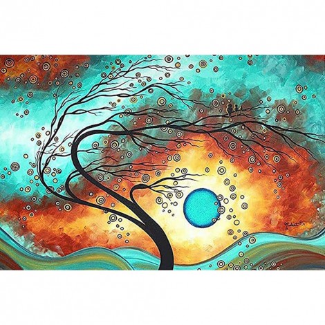 Solar Halo Tree - Full Round Diamond - 40*30cm