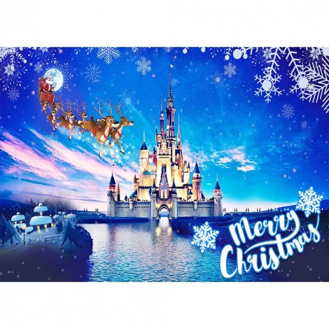 Castle - Full Round Diamond - 40*30cm