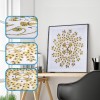 Flower Clock - Special Shaped Diamond - 35x35cm
