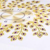 Flower Clock - Special Shaped Diamond - 35x35cm