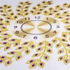 Flower Clock - Special Shaped Diamond - 35x35cm