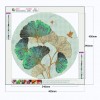 Leaves - Full Round Diamond - 40x40cm