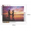 Romantic Lovers  - Full Round Diamond - 30x40cm
