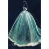 Wedding Dress Woman - Full Round Diamond - 40x50cm