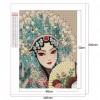 Peking Opera - Square Diamond - 40x50cm