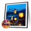 Scenery in the Cup - Full Round Diamond - 25x25cm